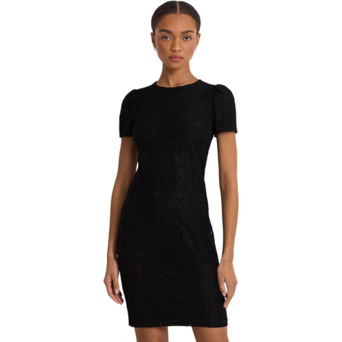 POLO RALPH LAUREN Lace Puff-Sleeve Cocktail Dress