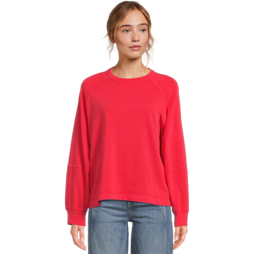 Womens Madewell Raglan Crew Neck Tee Heavy Weight Jersy