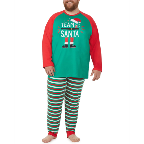 Pajamarama Big & Tall Elf Long PJ Set