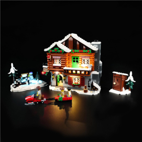 Rorliny LED Light Kit for Lego Alpine Lodge 10325 Building Set, Creative Lighting kit Compatible with Lego 10325 (Lights Only, No Lego Set)