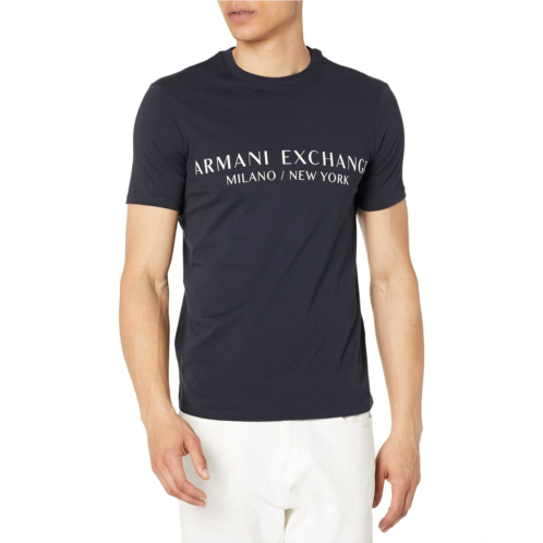 Mens Armani Exchange Milano/New York Logo Tee