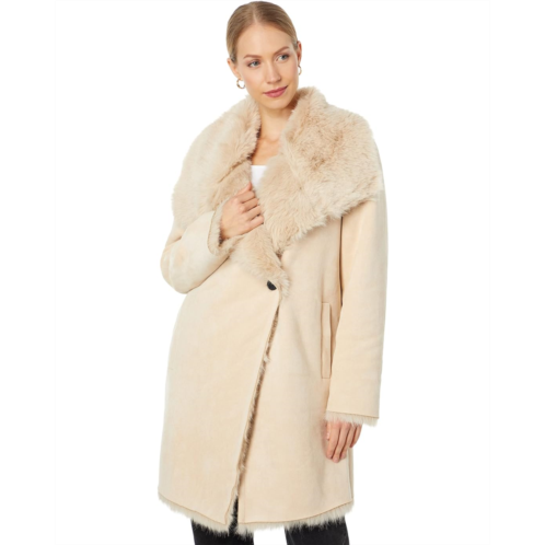 Avec Les Filles Faux Toscana Shearling Coat