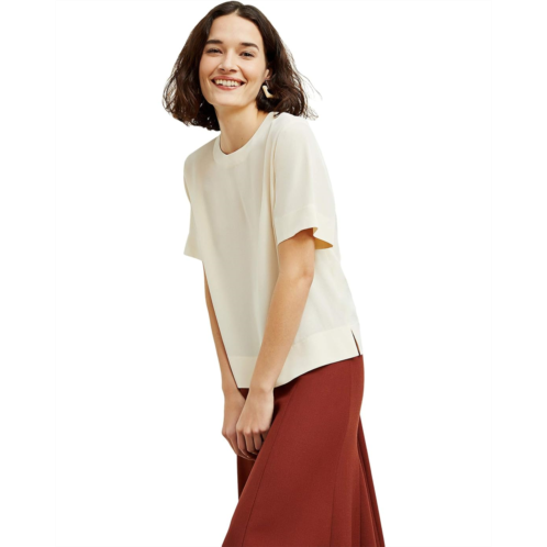 M.M.LaFleur Annika Tee - Washable Silk