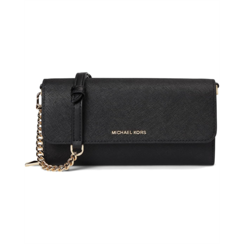 MICHAEL Michael Kors Jet Set Large Wallet On A Chain Crossbody