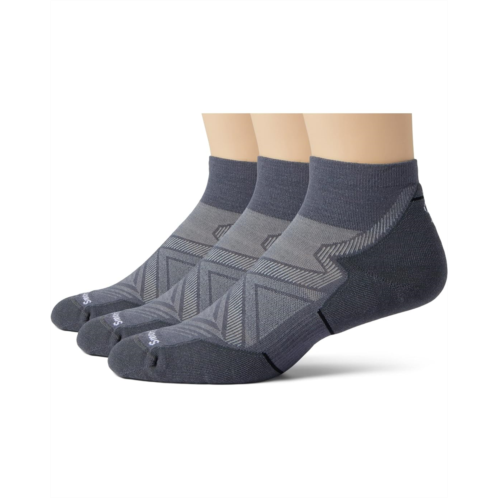 Mens Smartwool Run Targeted Cushion Ankle Socks 3-Pack