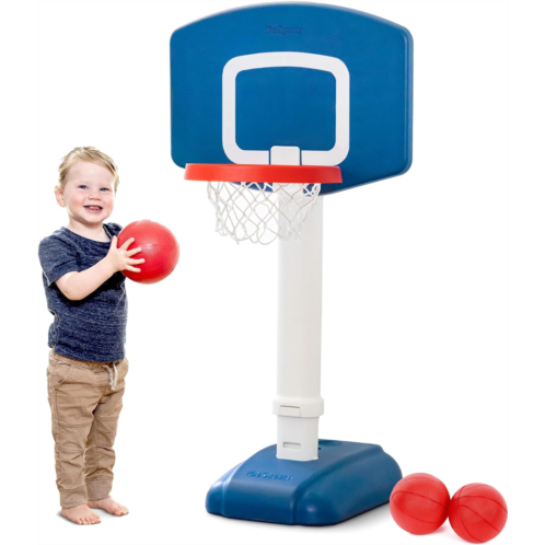 GoSports Tot Shot Toddler Basketball Set - Kids Indoor & Outdoor Toy Hoop with Adjustable Height