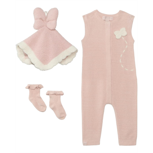 Barefoot Dreams Kids Cozychic Ultra Lite Baby Butterfly Onesie Set (Infant)