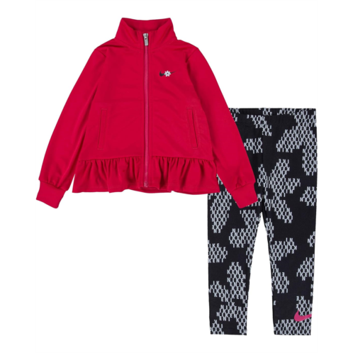 Nike Kids Daisy Track Jacket and Leggings Set (Toddler)