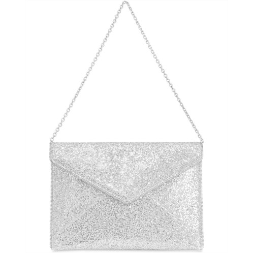 Rebecca Minkoff Glitter Leo Clutch w/ Chain Strap