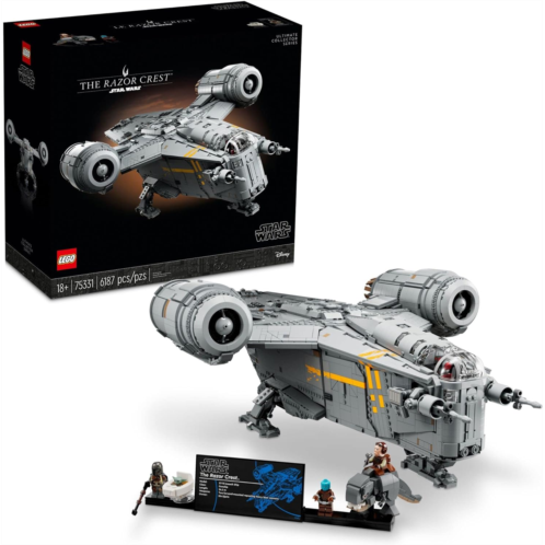 LEGO Star Wars The Razor Crest UCS Set, Ultimate Collectors Series Starship Model Kit for Adults, Large Iconic The Mandalorian Memorabilia Collectable, 75331