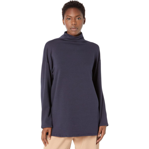Eileen Fisher Petite High Funnel Neck Tunic
