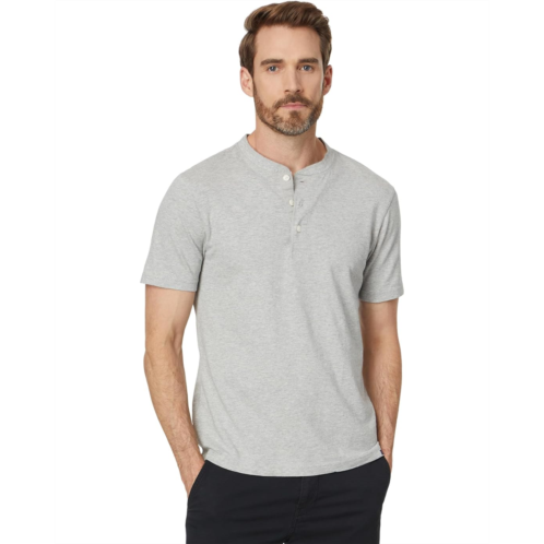 Mens Faherty Short Sleeve Sunwashed Henley