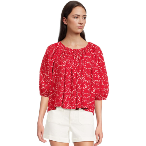 Womens Madewell Grady Top - Cotton Silk Voile