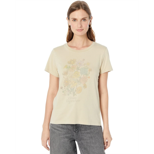 Womens Lucky Brand Grow Together Classic Crew Tee