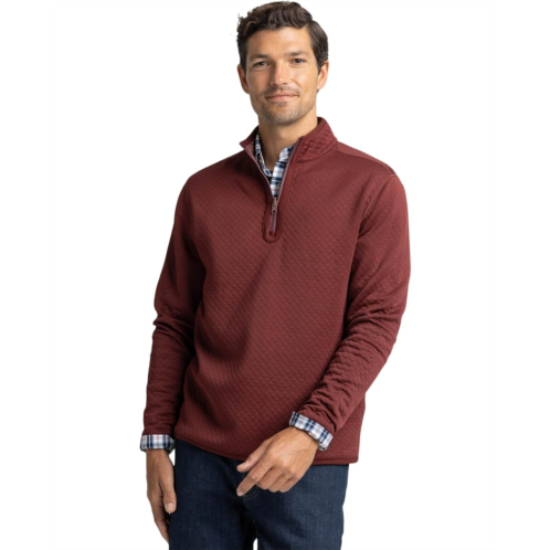 Mens Southern Tide Long Sleeve Arden Reversible 1/4 Zip