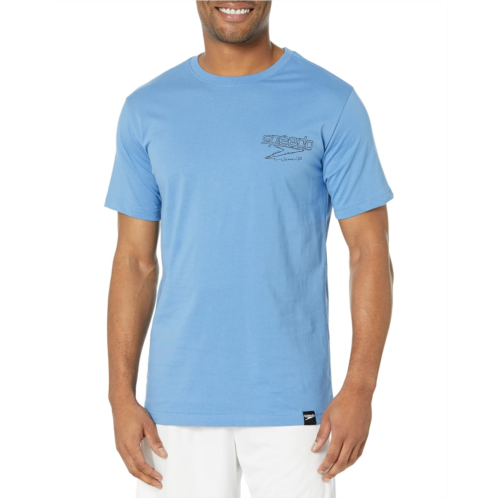 Mens Speedo Graphic Short Sleeve Swim Tee