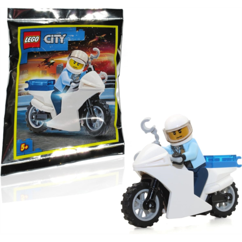 LEGO City Minifigure: Police - Motorcycle Police Officer (with Handcuffs) 60141