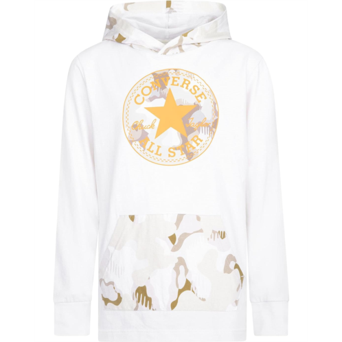 Converse Kids Hooded Long Sleeve Graphic Tee (Big Kids)