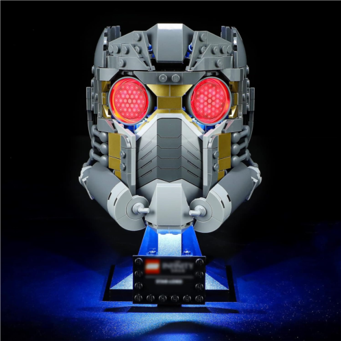 YEABRICKS LED Light for Lego-76251 Marvel Star-Lords Helmet Building Blocks Model (Lego Set NOT Included)