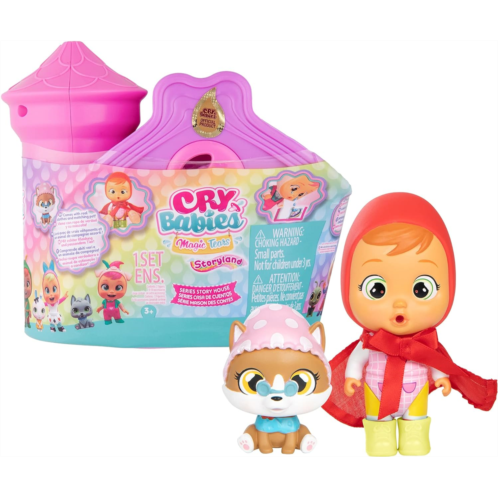 Cry Babies Magic Tears Storyland - Story House Series 10 Surprise Accessories, Doll Kids Age 3+