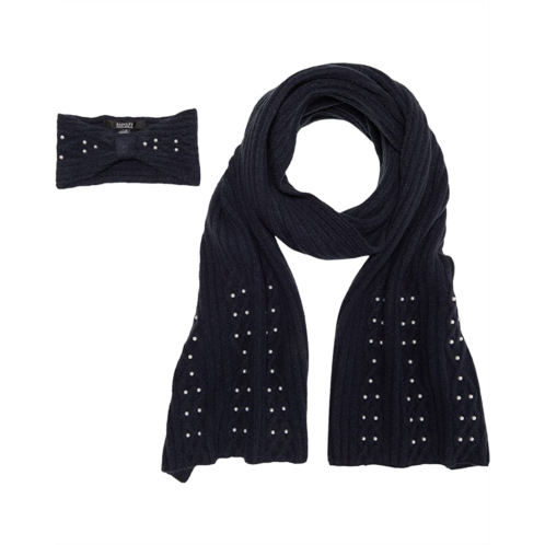 Badgley Mischka Beret and Scarf Set