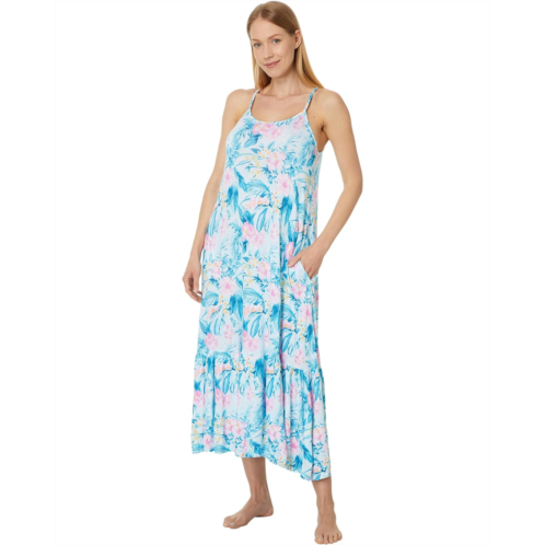 Womens Tommy Bahama Tropical Sleeveless Maxi Gown