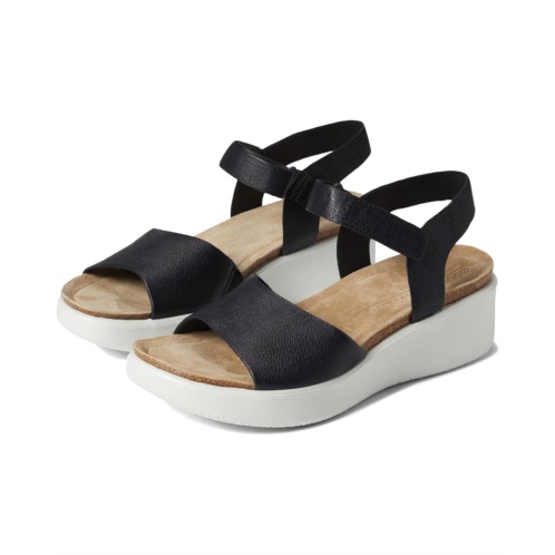 Womens ECCO Flowt Wedge Cork Sandal