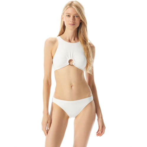 Michael Michael Kors Essentials Solid Cropped Bikini Top