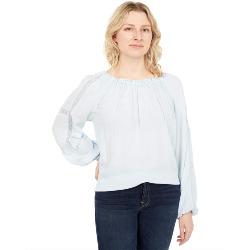 Sanctuary Say So Blouse with Eyelet Detail