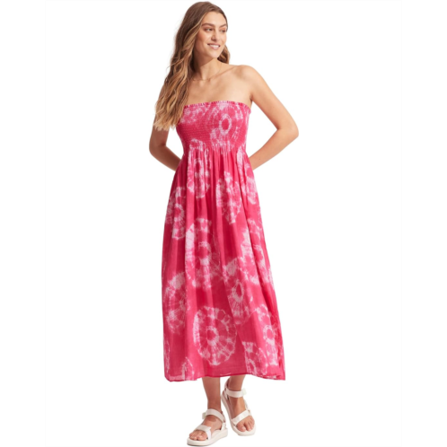 Seafolly Beach Edit Tie-Dye Skirt Dress