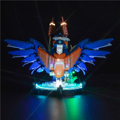 BrickBling Light Kit for Lego Kingfisher Bird 10331, Home and Office Decor Lights, Great Gift for Mothers Day (Lights Only, No Bricks)