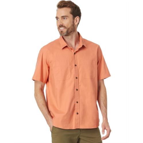 L.L.Bean Mens LLBean Beanflex Twill Shirt Short Sleeve Traditional Fit