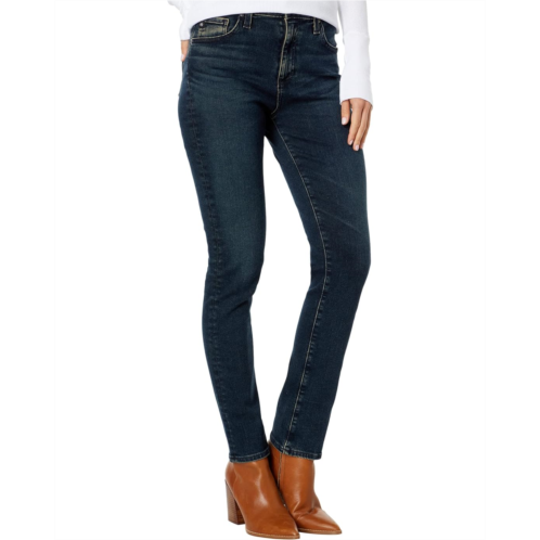AG Jeans Mari High-Rise Slim Straight in Twilight