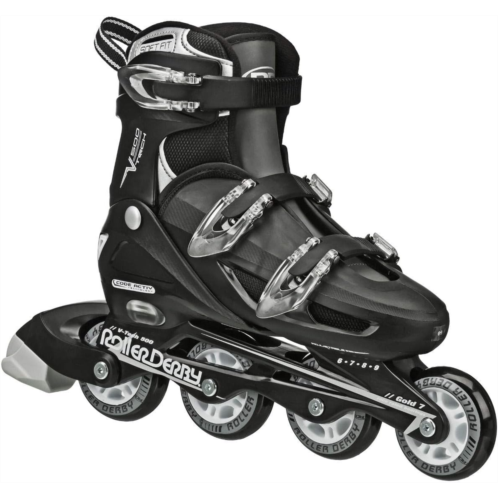 Roller Derby Vtech/Cobra Inline Skates with Adjustable Sizing for Kids, Teens, and Adults