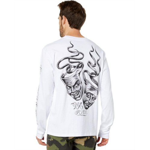 RVCA Mister Cartoon Laugh Now Long Sleeve Tee