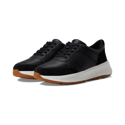 FitFlop F-Mode Leather/Suede Flatform Sneakers