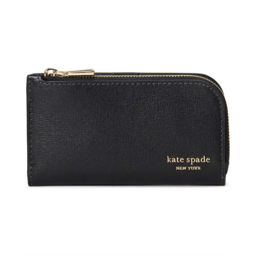 Kate Spade New York Devin Saffiano Leather Small Slim Bifold Wallet