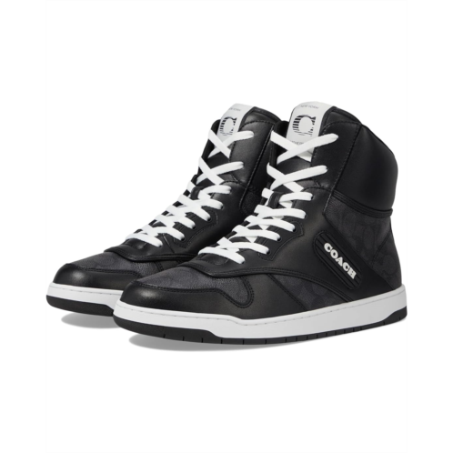 COACH C202 Signature High-Top Sneaker