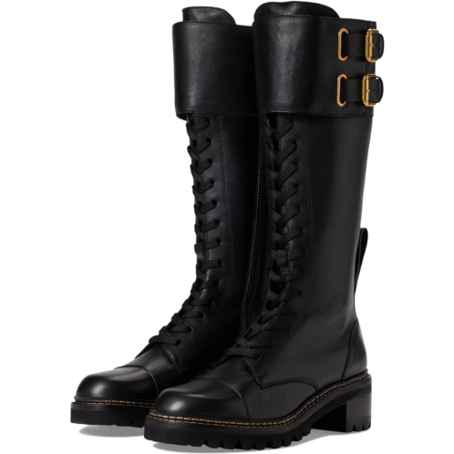 See by Chloe Mallory Combat Over-the-Knee Boot