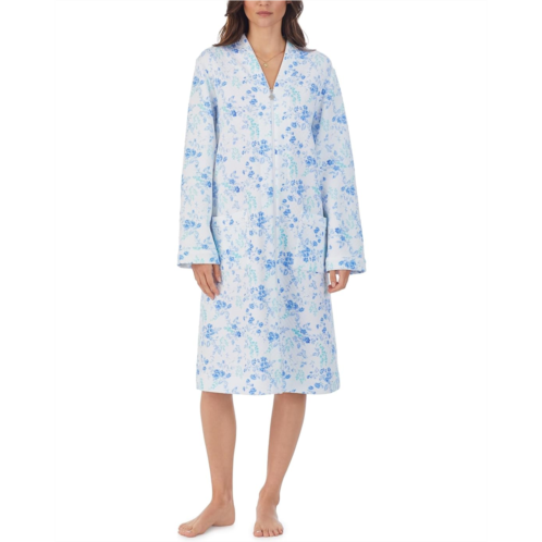 Womens Eileen West Long Sleeve Diamond Quilted Robe