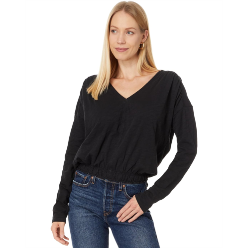 Lilla P Elastic Hem Easy V-Neck