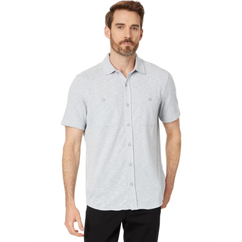 Mens Johnston & Murphy Short Sleeve Double Pocket Knit Shirt