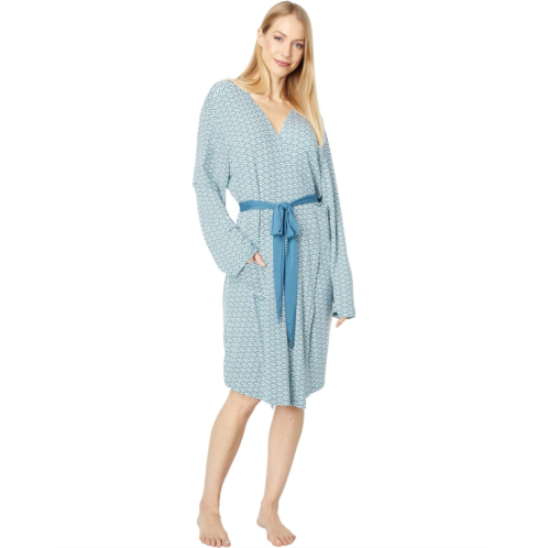 Kickee Pants Maternity Nursing Robe & Matching Layette Gown/Hat Set