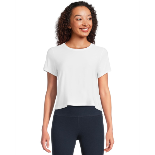 Womens Beyond Yoga Featherweight Supreme Cropped Tee
