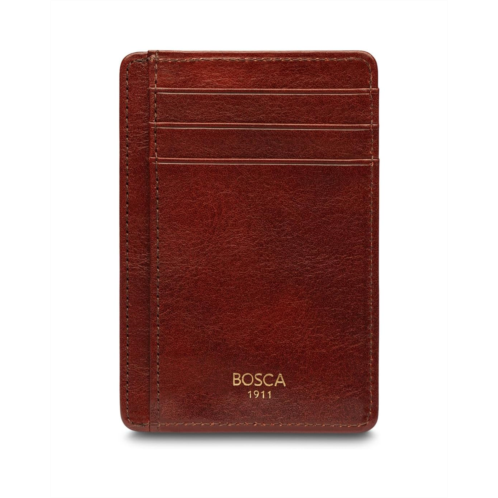 Bosca Old Leather - Seven-Pocket ID RFID Card Case