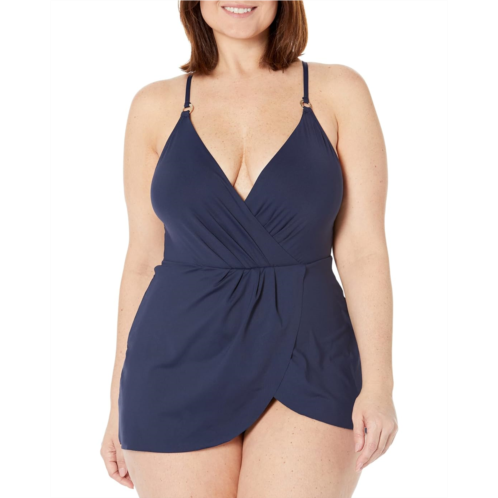 Anne Cole Surplice Maillot Swimdress