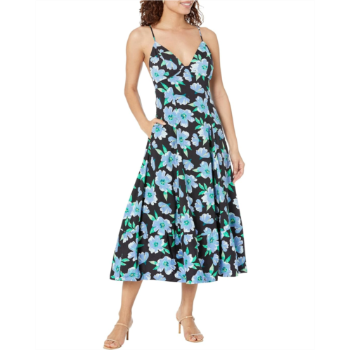 Free People Finer Things Printed Midi Dress