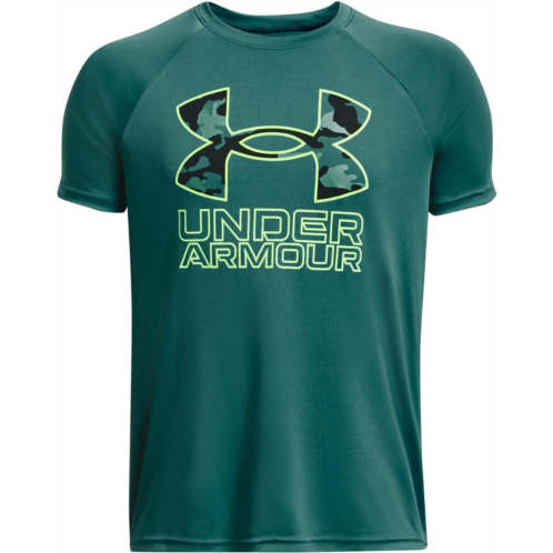 Under Armour Kids Tech Hybrid Print Fill Short Sleeve (Big Kids)