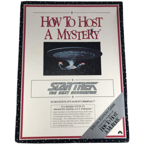 Decipher Star Trek the Next Generation How to Host a Mystery