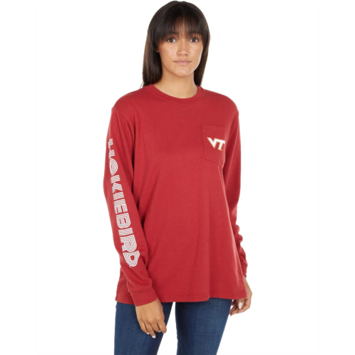 Lauren James Virginia Tech Hokies Soda Wash Long Sleeve Tee